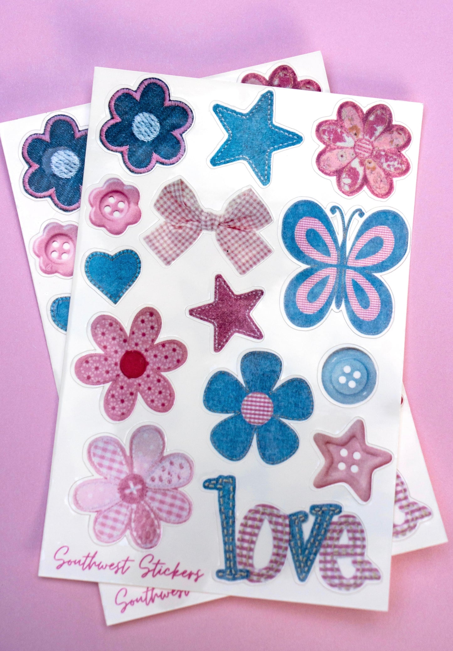 pretty little baby sticker sheet