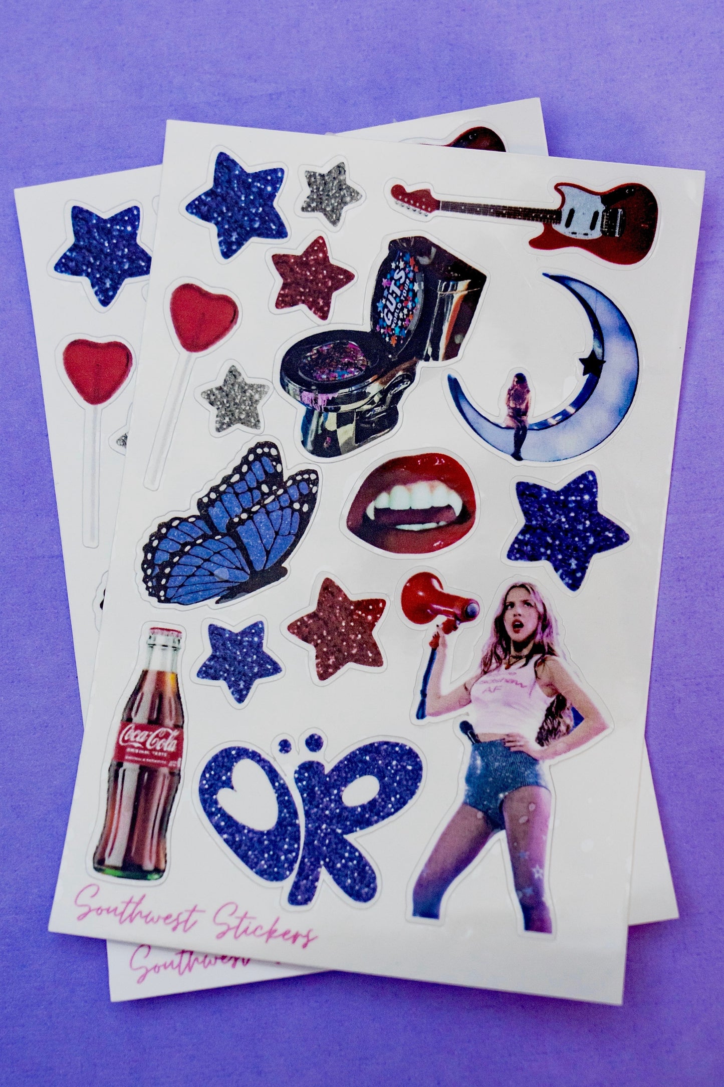 olivia rodrigo sticker sheet